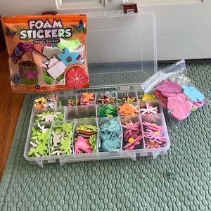 Magic Garden Foam Stickers Set